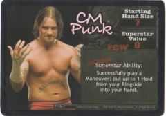 CM Punk face card